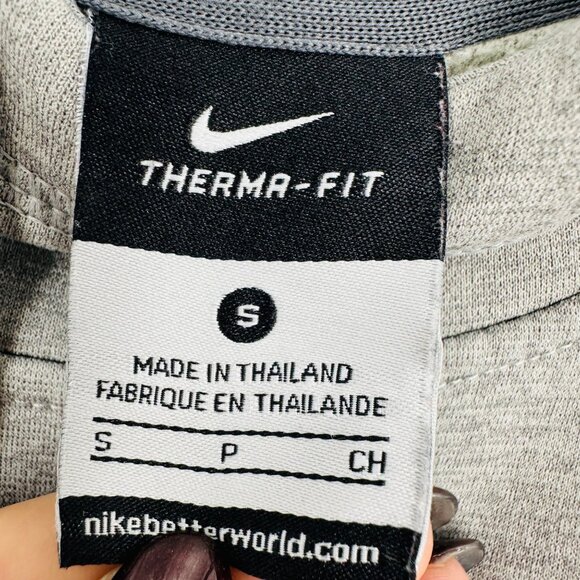 Nike Therma-Fit Salute To Service NFL New York Giants Gray Hoodie Sweatshirt S - Picture 3 of 12